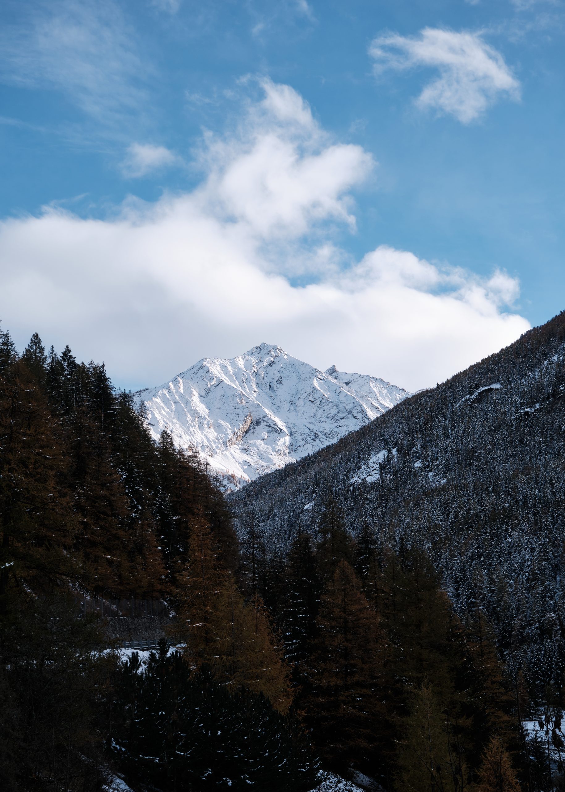 Mountain in the Aosta valley Italy