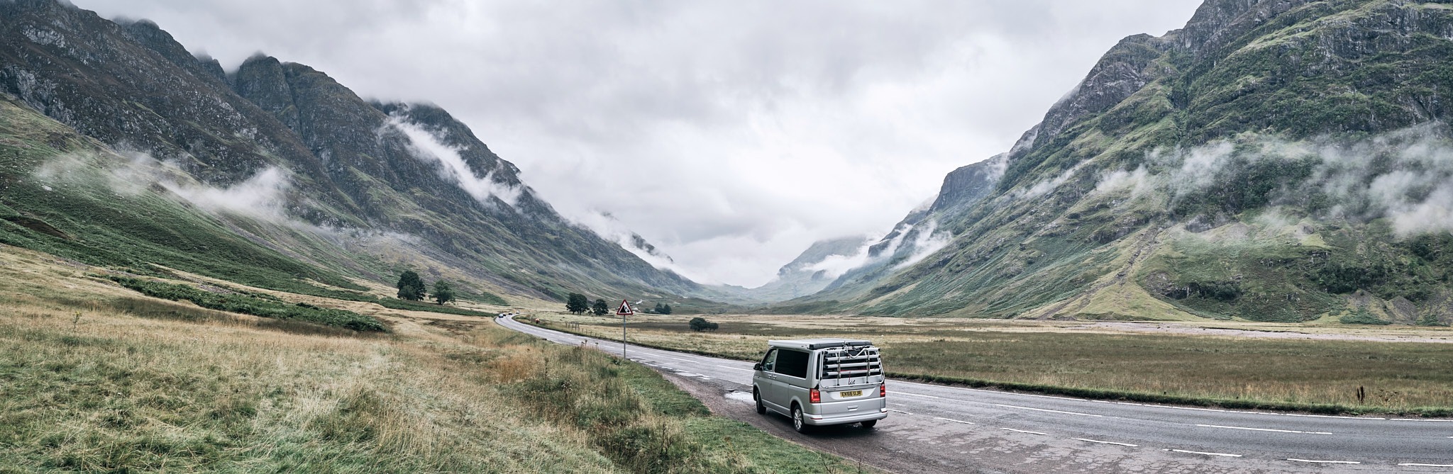 volkswagen t5 camper van photoshoot in Scotland