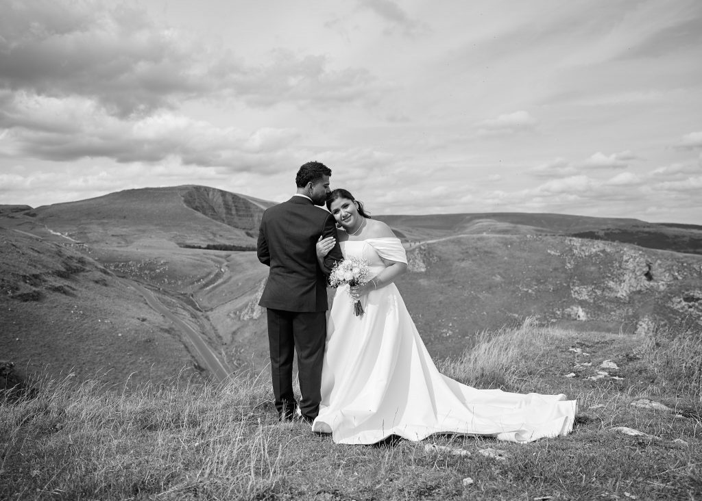wedding couple mam tor